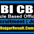 SBI CBO Recruitment 2025